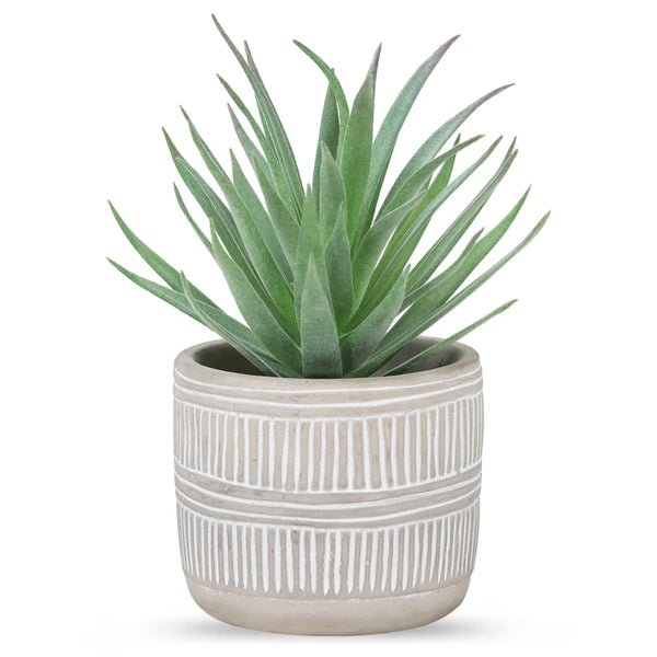 Miracliy Fake Succulents Plants Artificial Succulents in Pots for Room Home Bathroom Bedroom Office Boho Decor